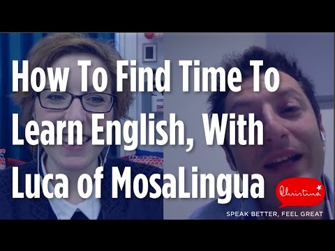 Interview with Luca, founder of the application MosaLingua for learning English