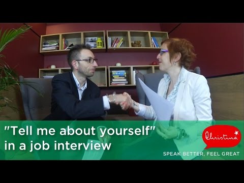 Answering &#039;Tell me about yourself&#039; in a Job Interview – English Speaking