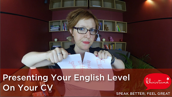 comment présenter ton niveau d'anglais sur un CV
