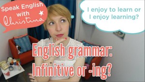 infinitive or ing