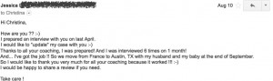 job interview preparation english