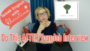 Thank you note after a job interview