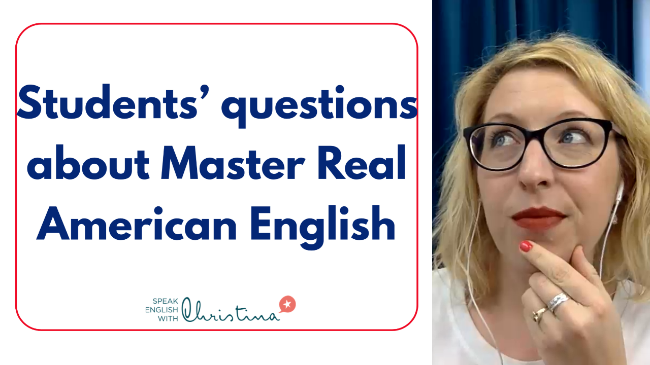 questions about master real american english