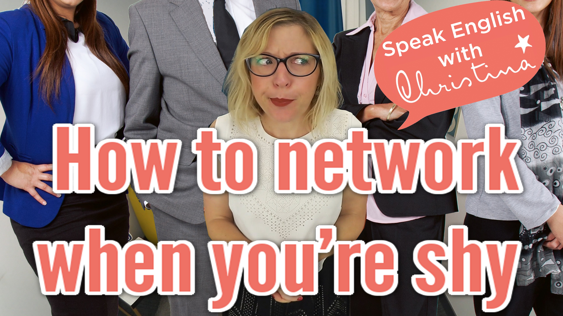 How to network when you’re shy in English